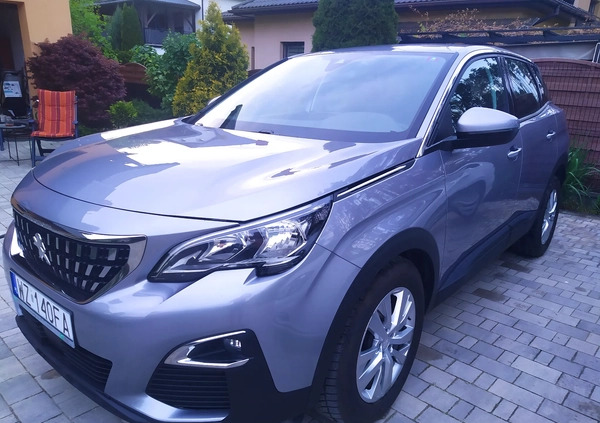 Peugeot 3008 cena 70999 przebieg: 160000, rok produkcji 2020 z Białobrzegi małe 742